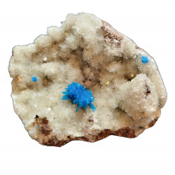 Pentagonite on stilbite