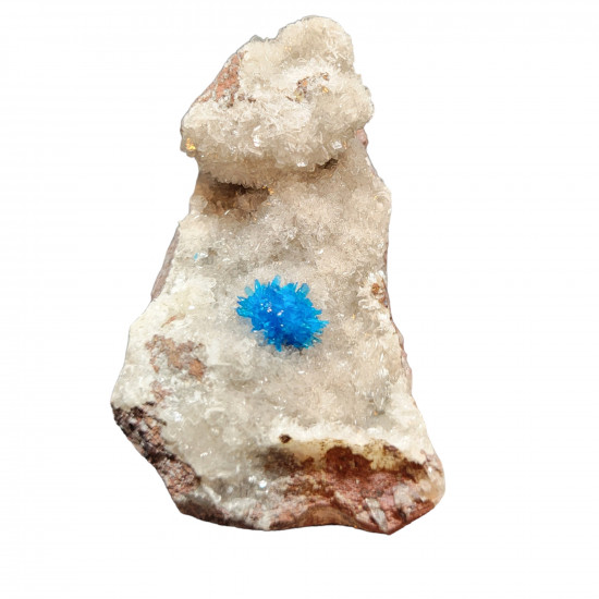 Pentagonite on stilbite