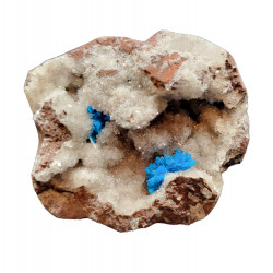 Pentagonite on stilbite