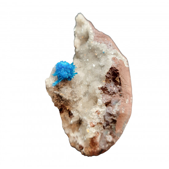 Pentagonite on stilbite