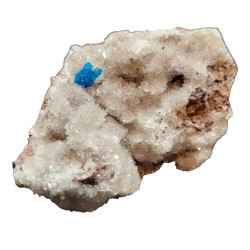 Pentagonite on stilbite