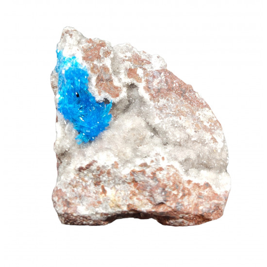 Pentagonite on stilbite