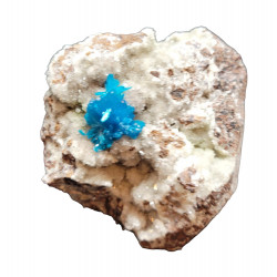 Cavansite on stilbite