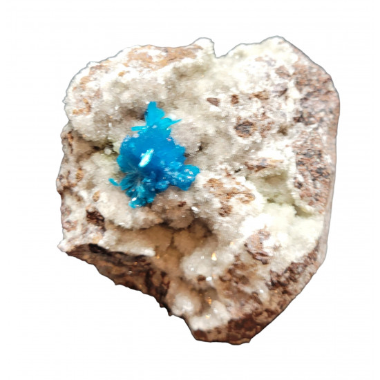 Cavansite on stilbite