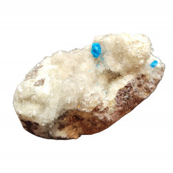 Cavansite on stilbite