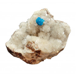 Cavansite on stilbite