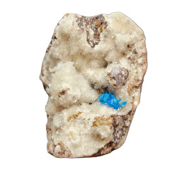 Cavansite on stilbite