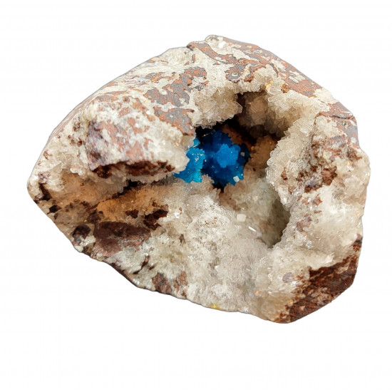 Cavansite on stilbite