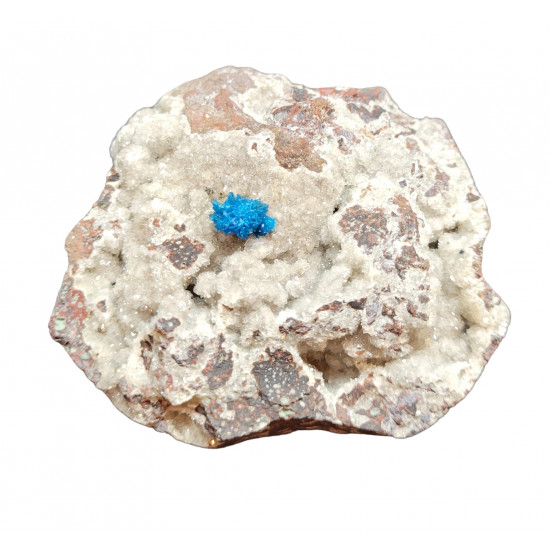 Cavansite on stilbite