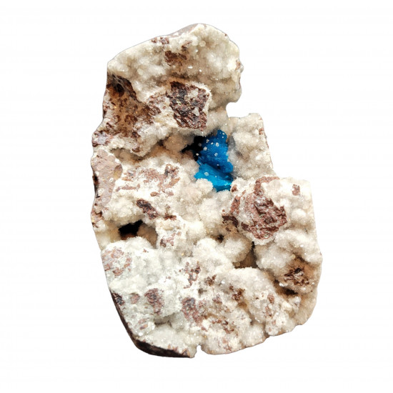 Cavansite on stilbite