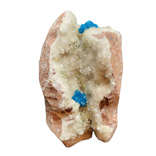 Cavansite on stilbite