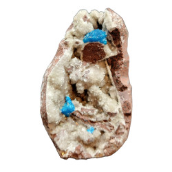 Cavansite on stilbite