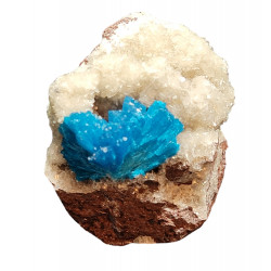 Cavansite on stilbite