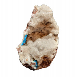 Cavansite on stilbite