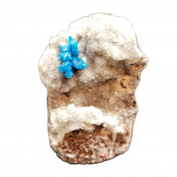 Cavansite on stilbite