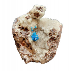 Cavansite on stilbite
