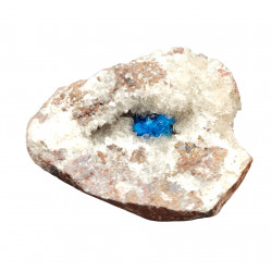Cavansite on stilbite