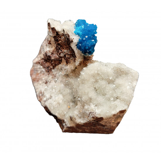 Cavansite on stilbite