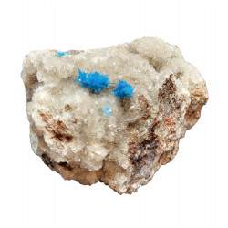 Cavansite on stilbite