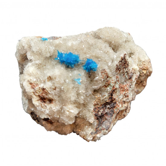 Cavansite on stilbite