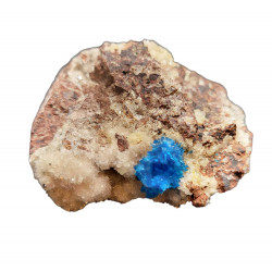 Cavansite on stilbite