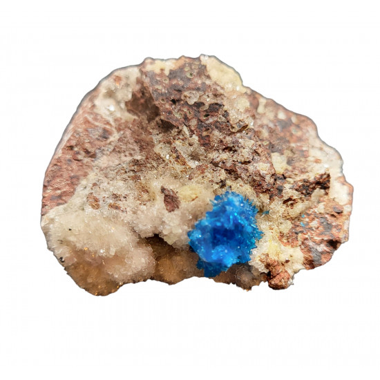Cavansite on stilbite