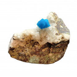 Cavansite on stilbite