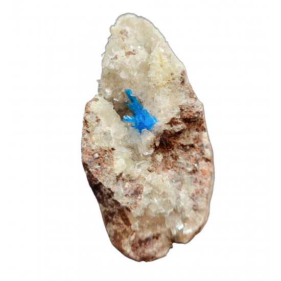 Pentagonite on stilbite