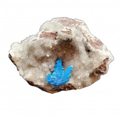 Pentagonite on stilbite
