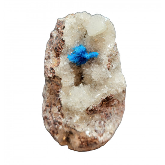 Pentagonite on stilbite