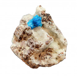Pentagonite on stilbite