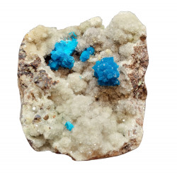Cavansite on stilbite