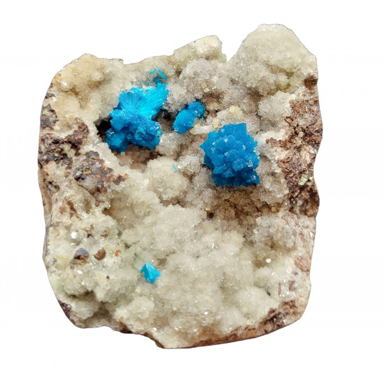 Cavansite on stilbite
