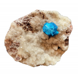 Cavansite on stilbite