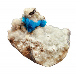 Cavansite on stilbite