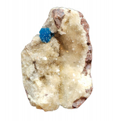Cavansite on stilbite
