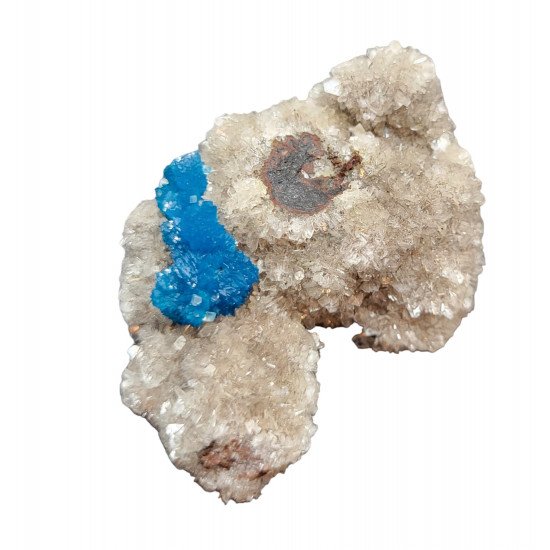 Cavansite on stilbite