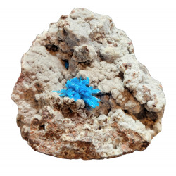 Pentagonite on stilbite