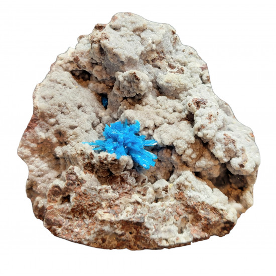 Pentagonite on stilbite