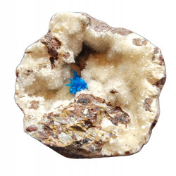 Pentagonite on stilbite