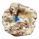 Pentagonite on stilbite
