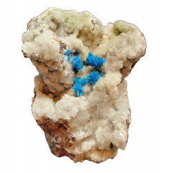 Pentagonite on stilbite