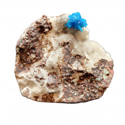 Pentagonite on stilbite