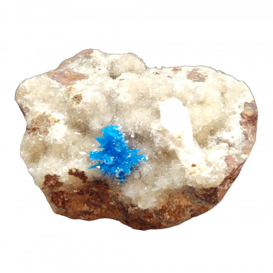 Pentagonite on stilbite