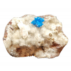 Pentagonite on stilbite