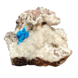 Pentagonite on stilbite