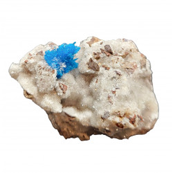 Pentagonite on stilbite