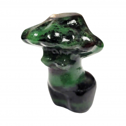 venus-champignon zoisite rubis 5cm