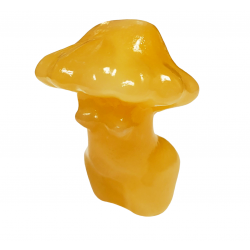 venus-champignon calcite jaune 5cm