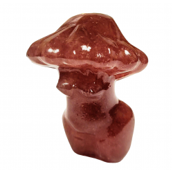venus-champignon quartz fraise 5cm